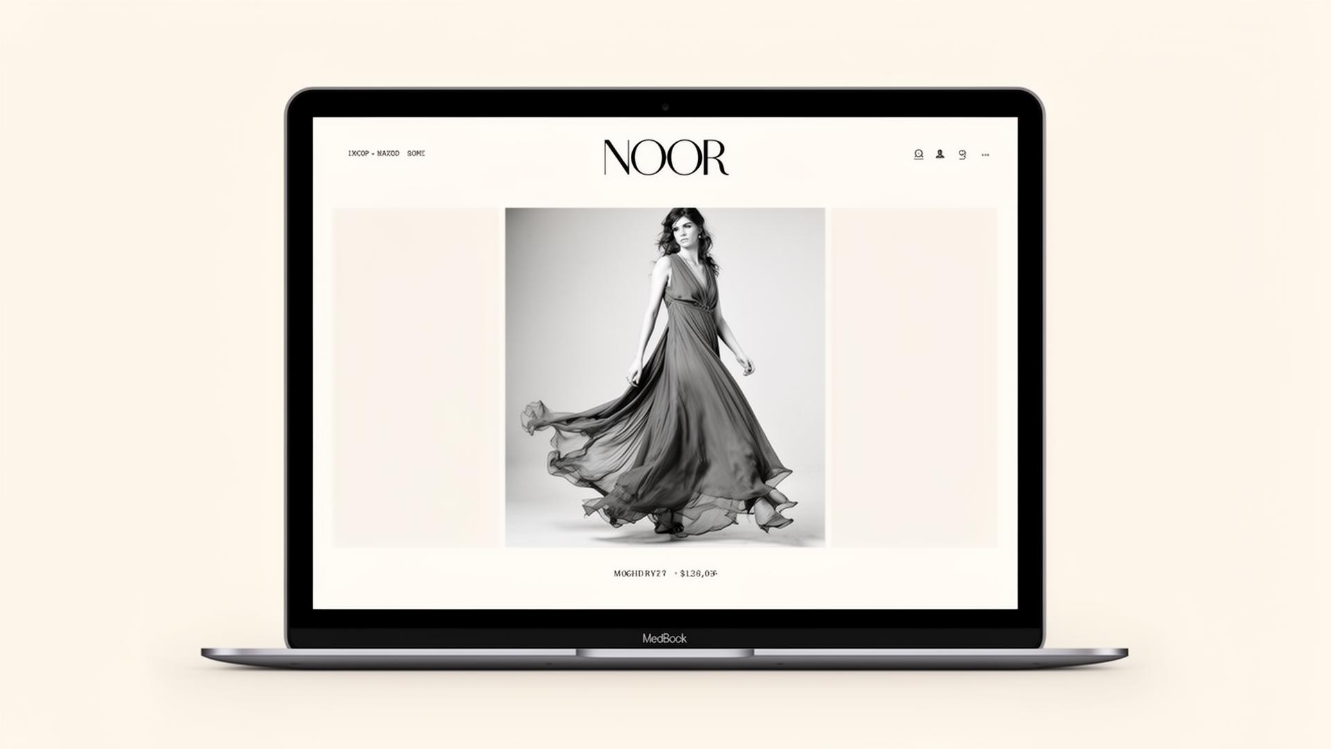 Product page — full-bleed garment, single accent reserved for Add to Bag.